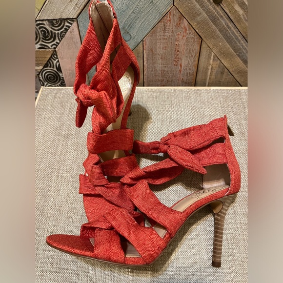 Vince Camuto Sunset Orange Size 7.5 - Picture 4 of 8